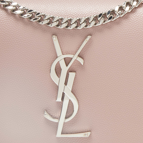Saint Laurent Pink Leather Small Monogram Kate Wallet on Chain - Picture 5 of 8